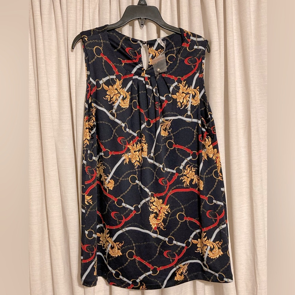 D.N.A sleeveless chain blouse